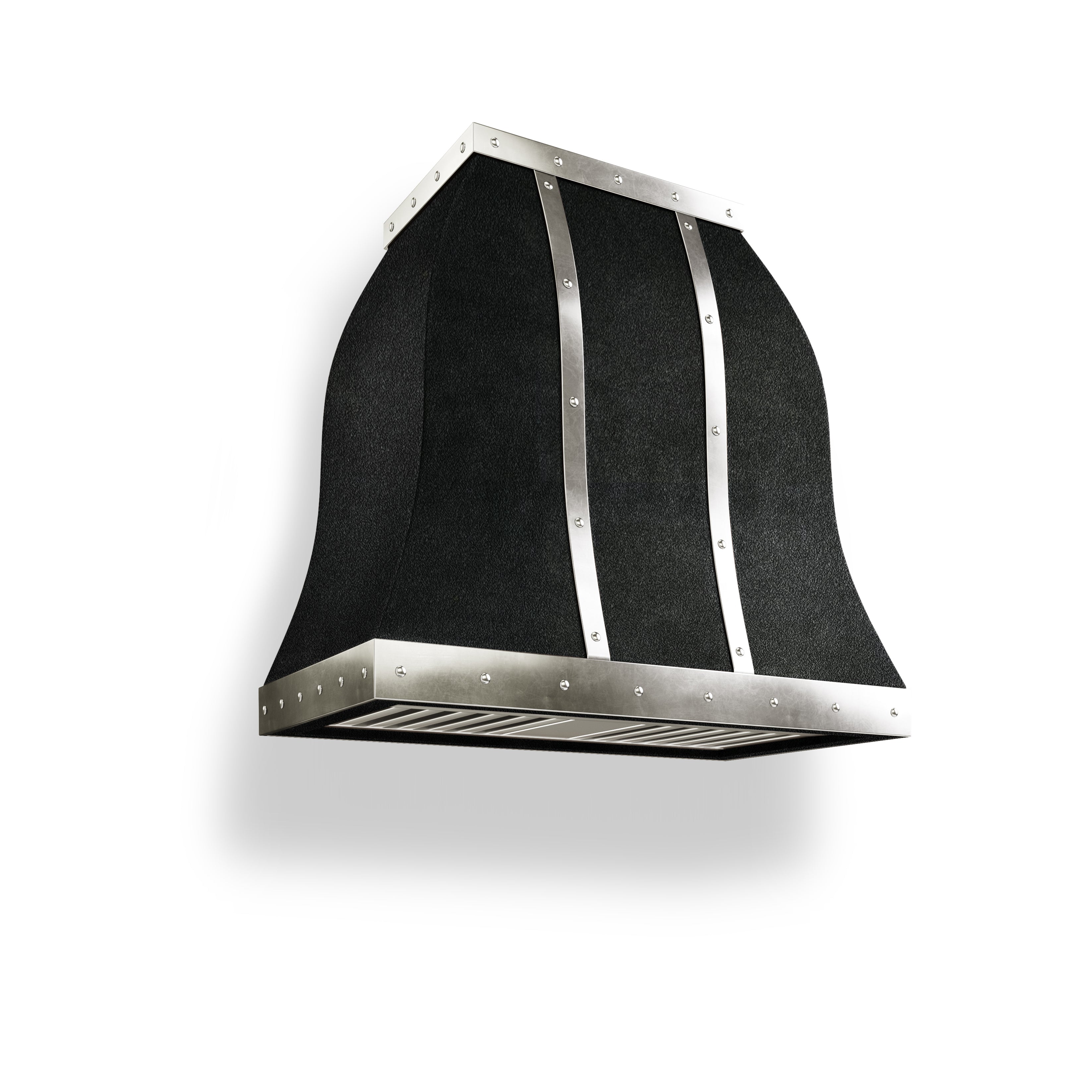 Porter Custom Range Hood | Bell-Shaped with Curved Lines - Modern ...